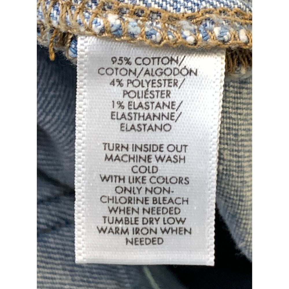 Ann Taylor Loft Jeans Women 31 Slim Flare Stretch Denim Front Pockets NWT New - Picture 7 of 7